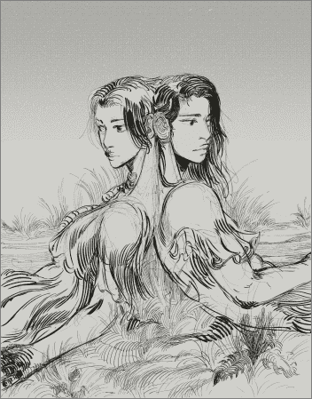 henny and bora in a meadow