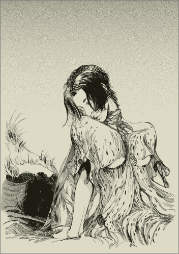 henny next to a hole