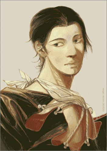 An early drawing of Doley the Wizard