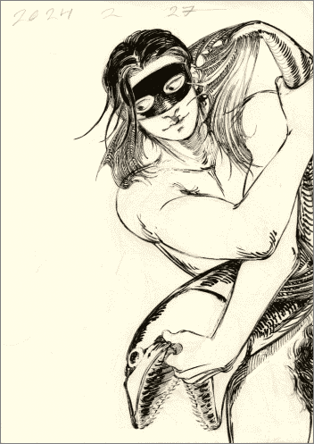 wizard grappling fish